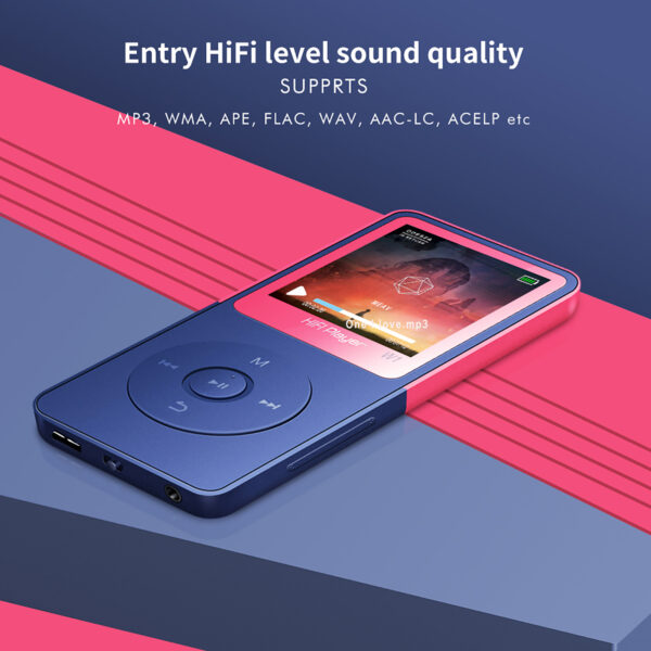 MP3 Player, Tengsen MP4 Music Player with FM Radio, Recording, Photo View, 1.8" Screen, HiFi Lossless Sound, 30+ Hours Long time Play, Support up to 128GB - 图片 2